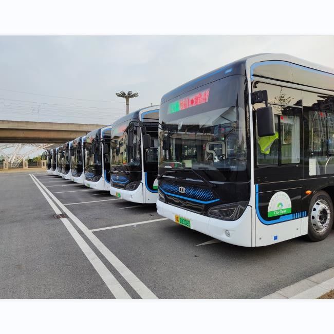12 M reiner elektrischer Bus LHD Automatischer EV Innercity Bus 46 Sitzplätze mit Luftfederung