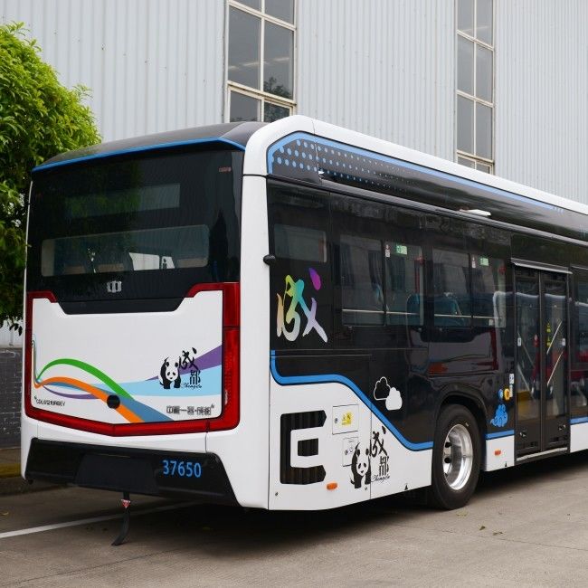 12M 46 Sitzplätze rein elektrischer Stadtbus mit 350,07 kWh Batterie und niedrigem Eingangsboden