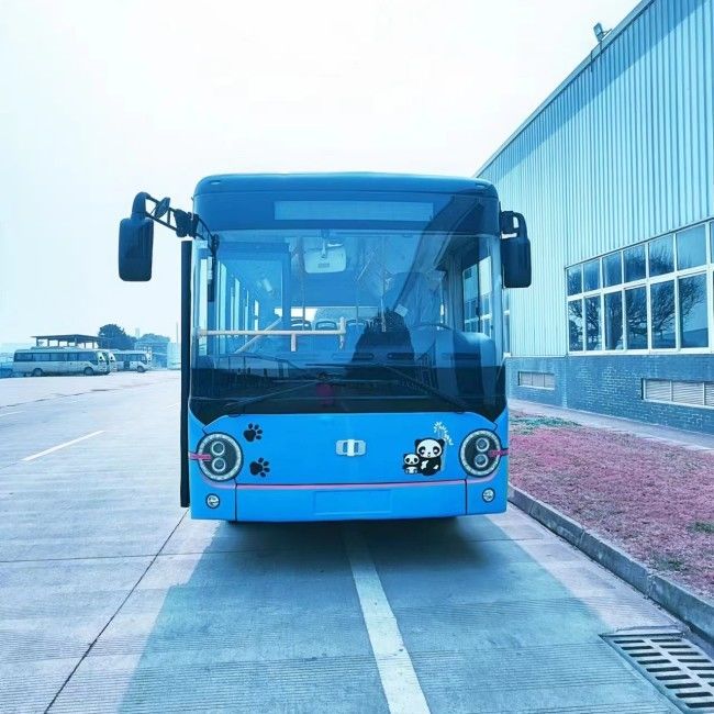 Null-Emissions-ZEV-Busfahrzeug LHD 24-Sitzer elektrischer Stadtbus.