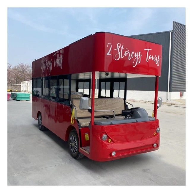 Elektrischer Golfwagen-Shuttlebus 6,4 Mts Turn Radium mit Höchstgeschwindigkeit 30 km/h