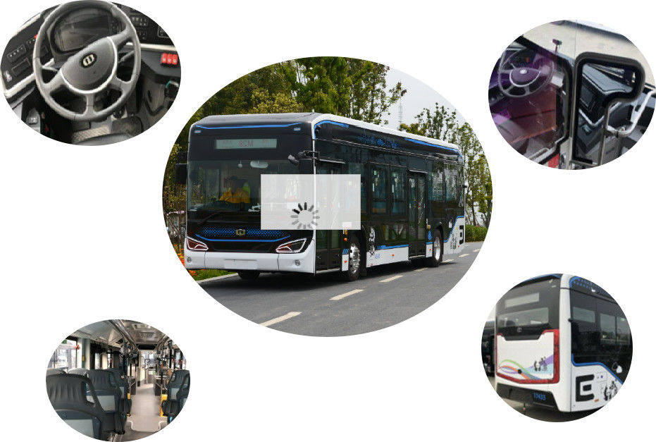 ABS ermüden städtischen 45-Sitze- LiFePo4 New Energy Stadtrundfahrt-Bus 18m Zev Buss
