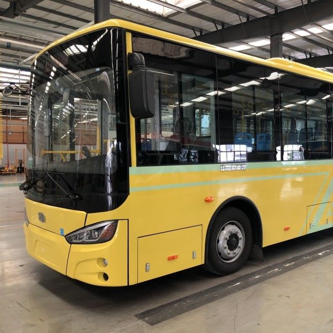 Öffentliche Verkehrsmittel EV-Stadtbus mit Automatikgetriebe 255 kWh Batterieleistung und 30 Sitzplätzen