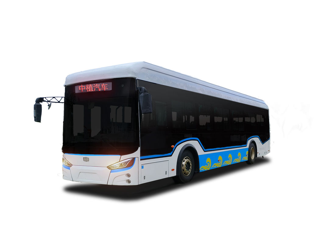 Vor- und Hinterscheibe reiner elektrischer Bus mit Lithium-Ionen-Batterie 255kwh Batterieleistung
