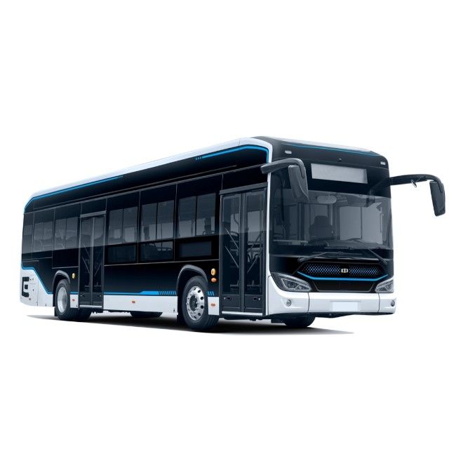 Reiner elektrischer Stadtbus 12m 46 Sitzplätze Neuer Energie-Niedrigfußboden-Null-Emissions-Stadtbus