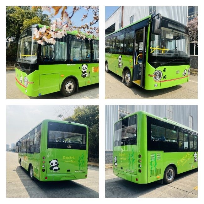 6.6m Elektro-Stadtbus mit Null-Emissionen ZEV-Bus LHD RHD 24-Sitzer für den Stadtverkehr