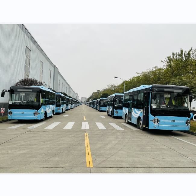 6.6m ZEV Bus Neuer Energiebus Null Emission Zwei Türen Mit 16 Passagiersitzen