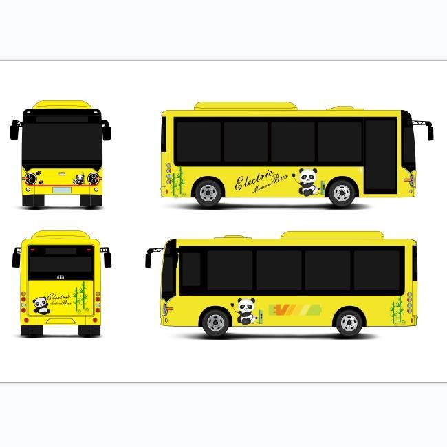 6.6m Elektrische Minibusse Elektrische Stadtbusse Niederflurbusse für den Stadtverkehr.