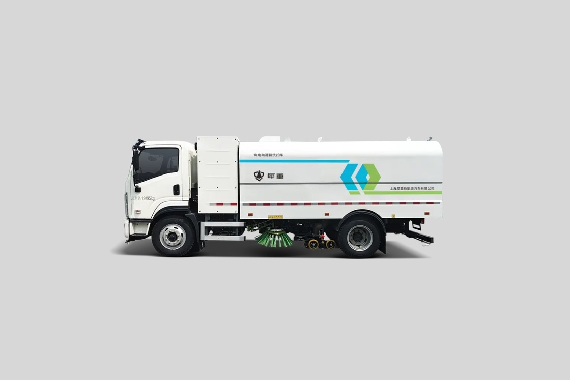 Sanitärfahrzeuge 12 T Elektrowäscher Lastwagen Straßenwäscher.