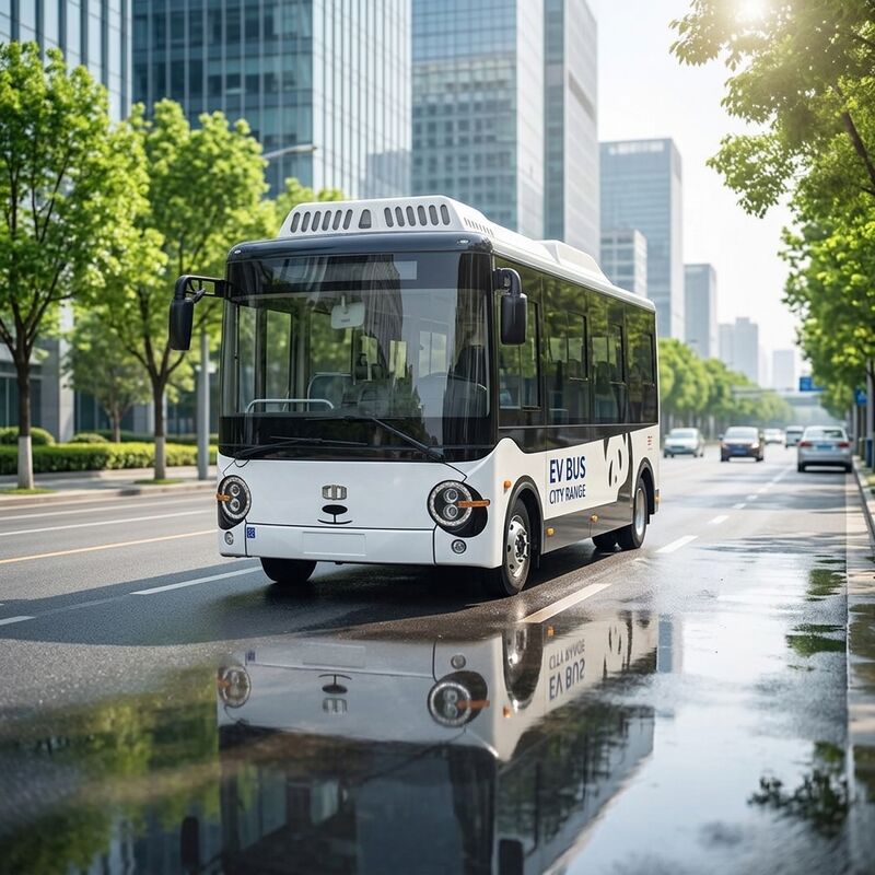 5.9m 14-Sitzer Elektro-Minibusse EV-Bus kommerzieller Stadtbus New Energy Van