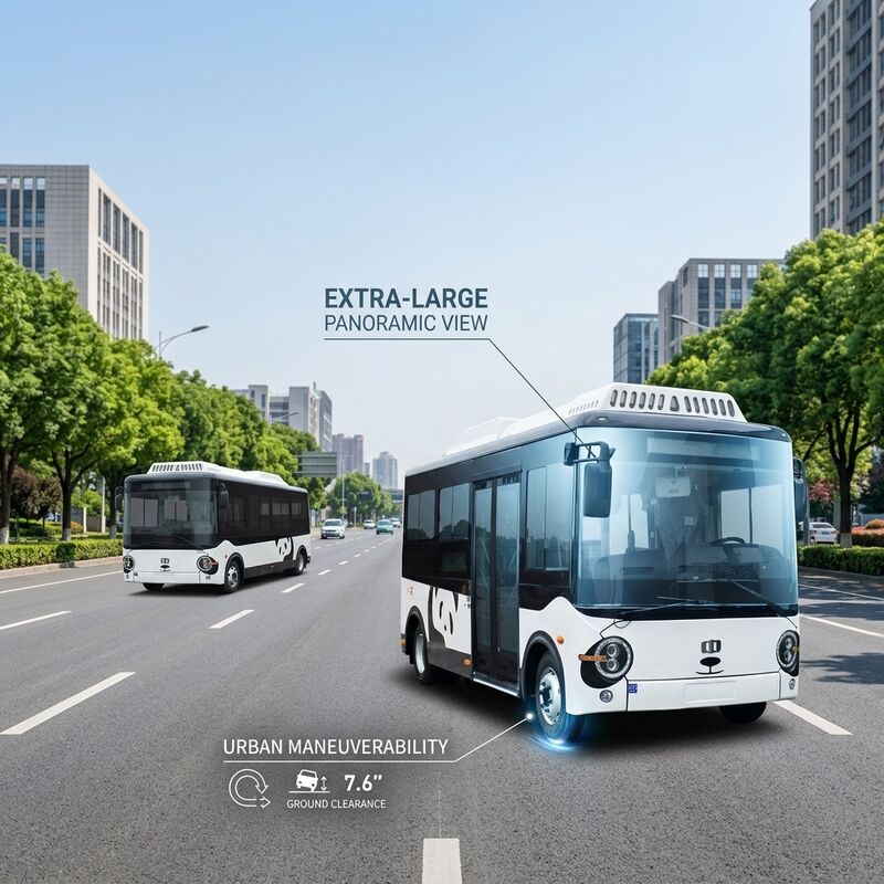 5.9m 14-Sitzer Elektro-Minibusse EV-Bus kommerzieller Stadtbus New Energy Van