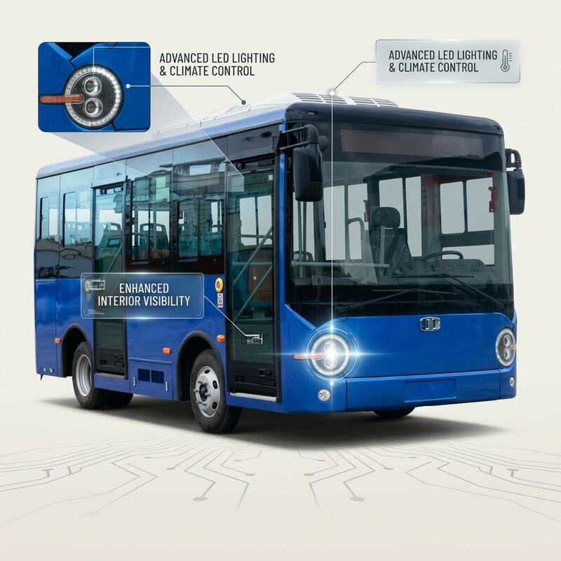 6m 16-Sitzer purer Elektrobus mit 95,25 kWh Batterie und 180 km Reichweite für den öffentlichen Verkehr