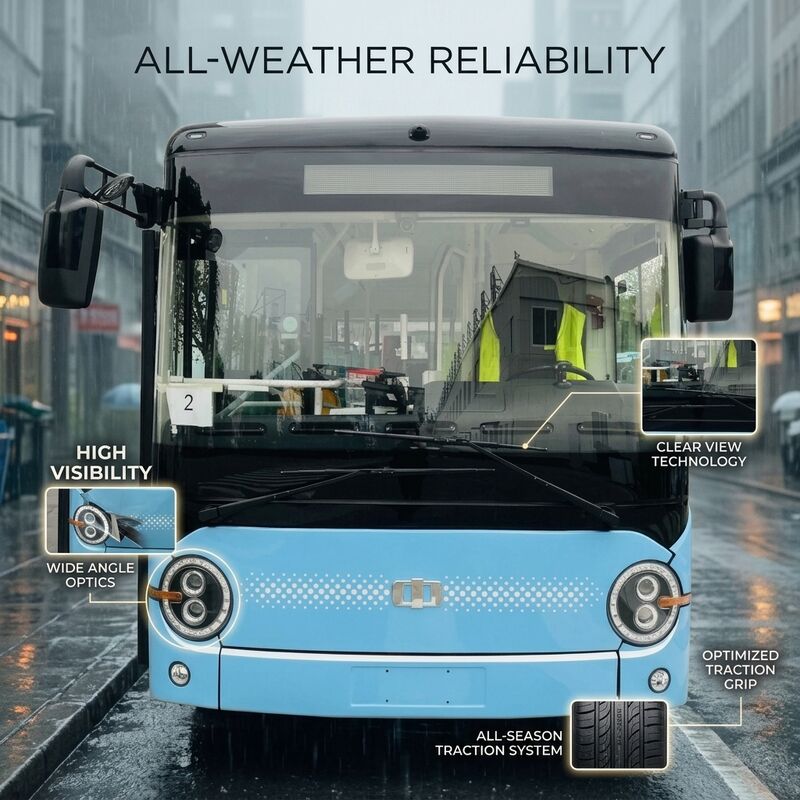 6.6m Batterie Elektro-Minibus 19 Sitzplätze 95,25 kWh Langstreckenfahrt umweltfreundlicher Transport.