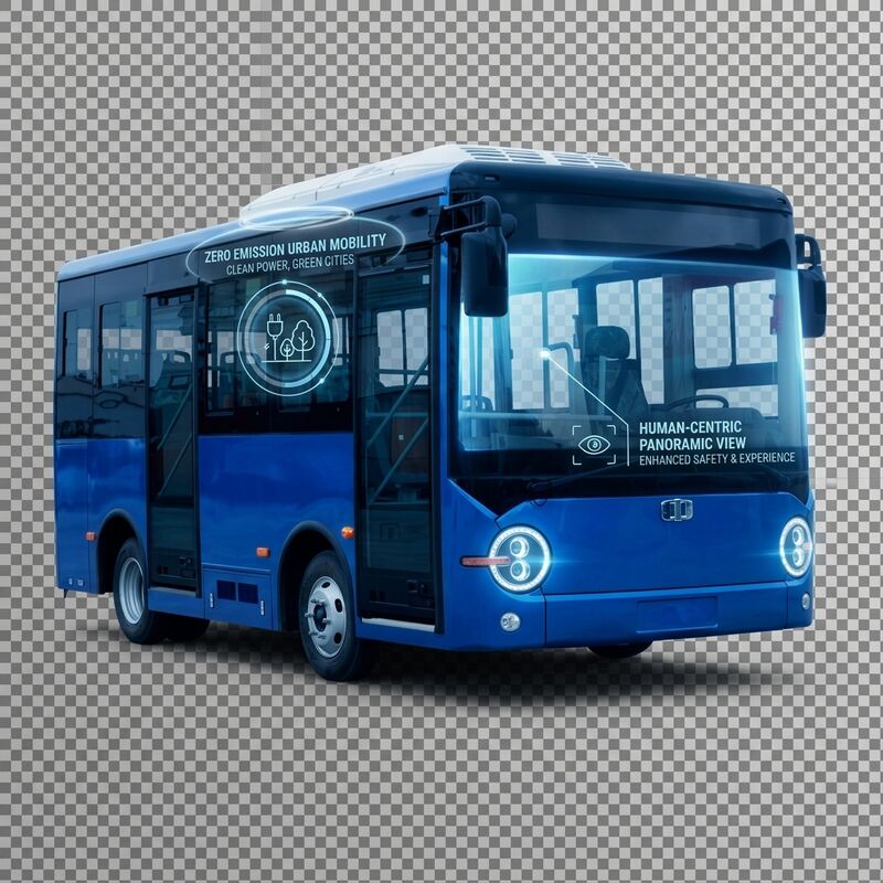 6,6m Länge 16-Sitzer reiner Elektrobus mit 180 km Reichweite für den städtischen öffentlichen Nahverkehr
