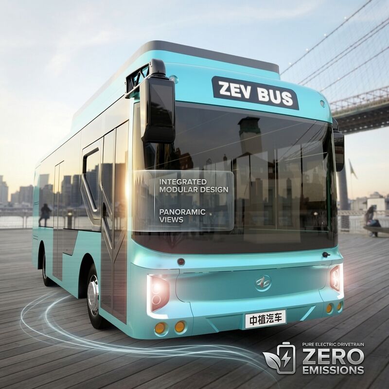 6.6m Elektro-Minibus EV-Bus mit Automatikgetriebe und 23 Sitzplätzen
