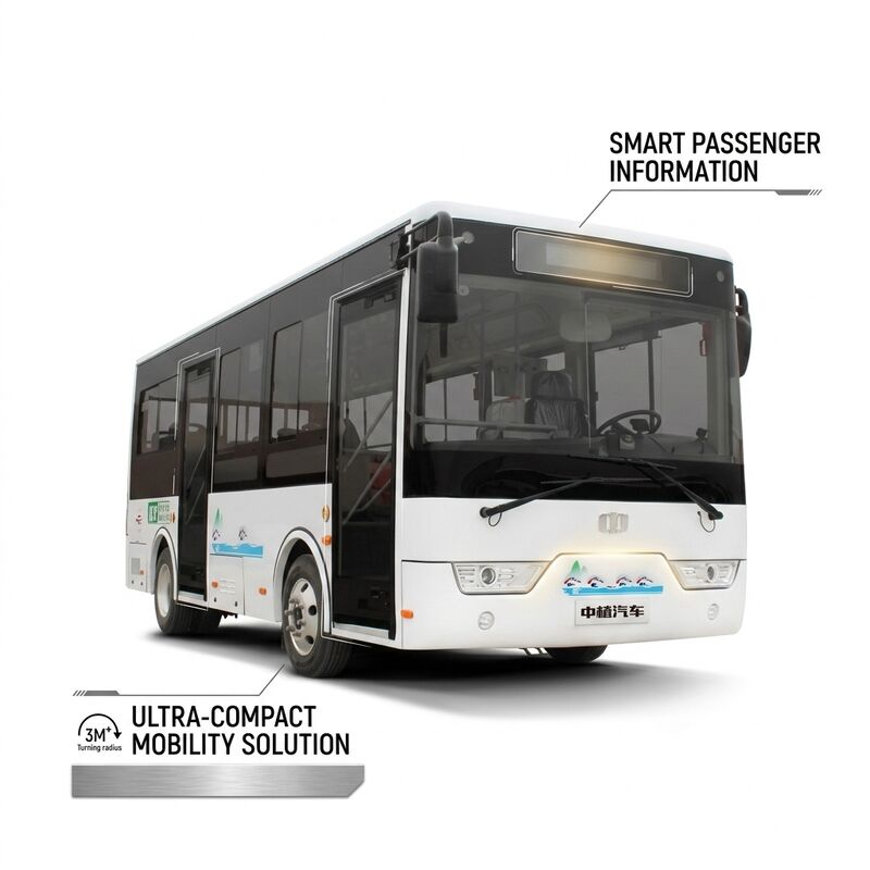 6,6m 16 Sitzplätze LHD Elektro-Minibus für den öffentlichen Nahverkehr in Städten