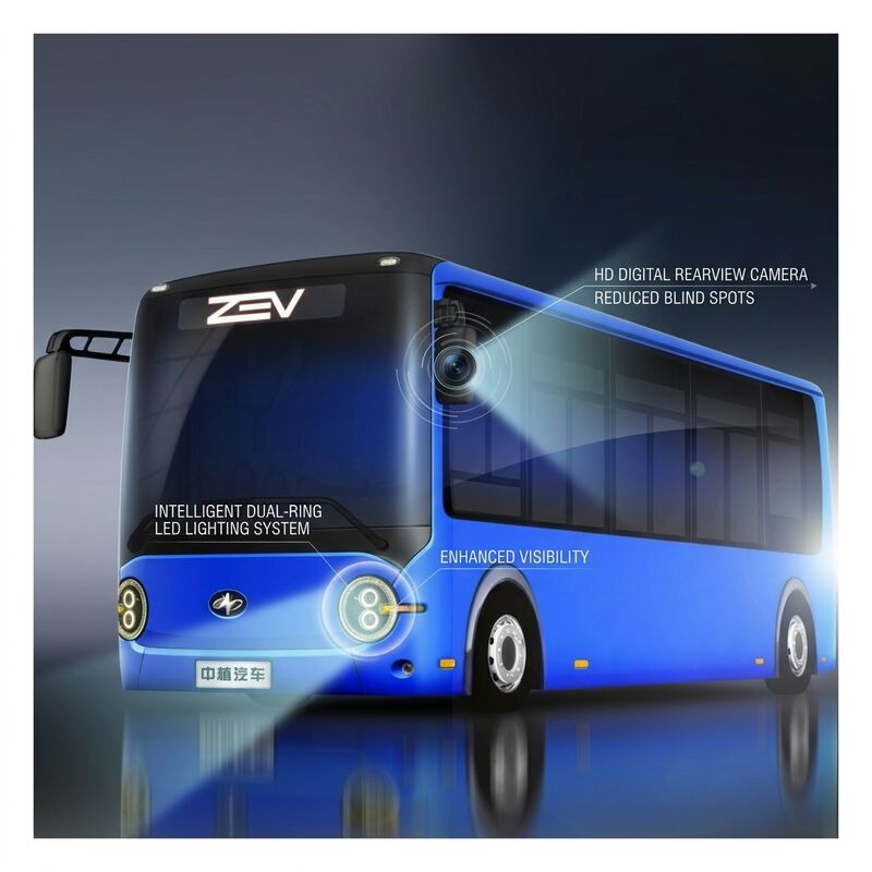 6.6m reine elektrische Busse Mini City Bus Zero Busse für öffentliche Verkehrsmittel 16 Sitzplätze