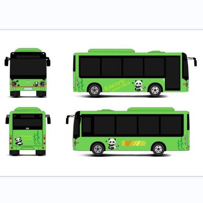 2h schnelle Aufladezeit elektrischer Mini Bus Zero Emission 6.6m 69km/h
