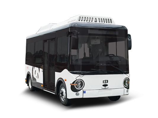 5.9m Elektronische Minibusse Niedrigbetrieb 14-Sitzer elektrischer Stadtbus für den Stadtverkehr.