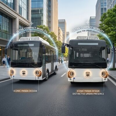 14 Sitzplätze Elektrische Minibusse Null-Emissions-Minibusse EV-Bus 69 km/h.