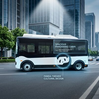 5.9m Elektro-Minibusse Elektro-Van 14-Sitzer-Passagierbus für den öffentlichen Verkehr.