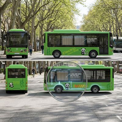 6m rein elektrischer Bus EV Minibus 16 Sitzplätze Reichweite 180 km.