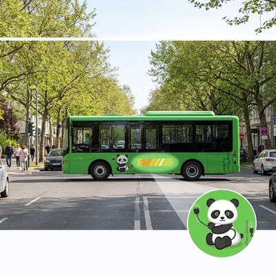 6 Meter elektrische Minibusse öffentlicher Verkehrsmittel Bus 14 Sitzplätze mit Klimaanlage.