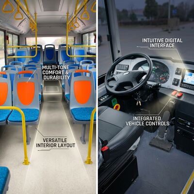 6 m Zev Ev Minibus 15 Sitz Minibus für den öffentlichen Verkehr