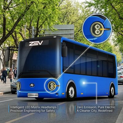 6m 16-Sitzer purer Elektrobus mit 95,25 kWh Batterie und 180 km Reichweite für den öffentlichen Verkehr