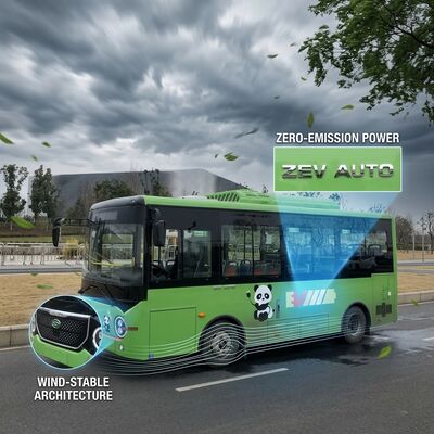 Reiner elektrischer Bus-E-Bus LHD 6.6m mit der Fußbodenbelag-grellen Aufladung