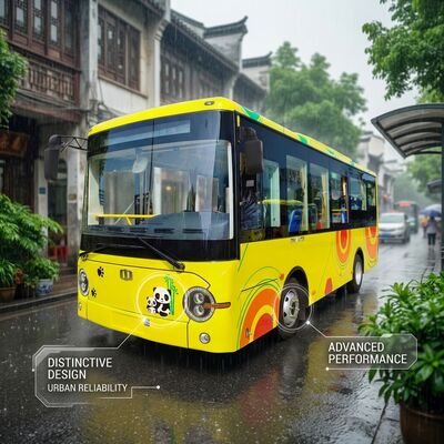 6.6m EV Bus Elektrische Minibusse Zwei Schritte, Automatikgetriebe