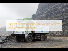 Hocheffizienter Mining-Truck 125 Tonnen 528 kWh mit großer Reichweite